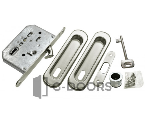 MHS150 L, комплект для раздвижных дверей с ключом MHS150 L, комплект для раздвижных дверей с ключом